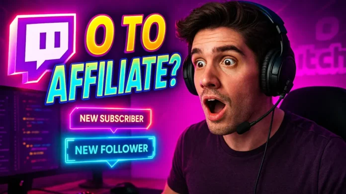 Grow on Twitch from 0 to Affiliate - 7 Smart Steps
